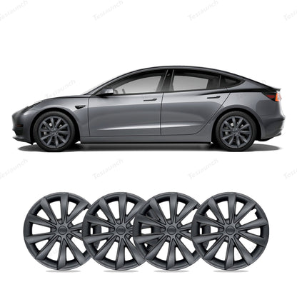 Model 3 18'' Aero Wheels Cover Hubcaps Replacement 4PCS for Tesla (2017-2023)