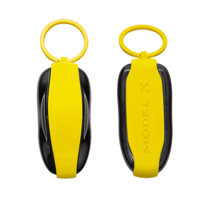 Silicone Key Protector for Tesla Model 3/Y/S/X Keys - Key Fob Holder Model X Yellow