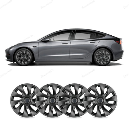 Model 3 18'' Aero Wheels Cover Hubcaps Replacement 4PCS for Tesla (2017-2023)