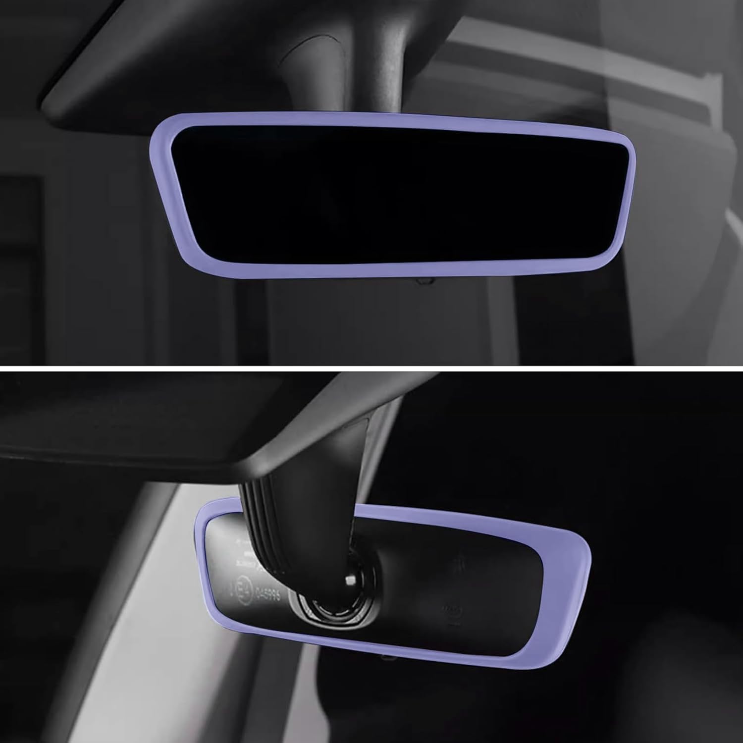 2PCS Screen Rear view Mirror Protector Trim Frame For Tesla Model 3 Y