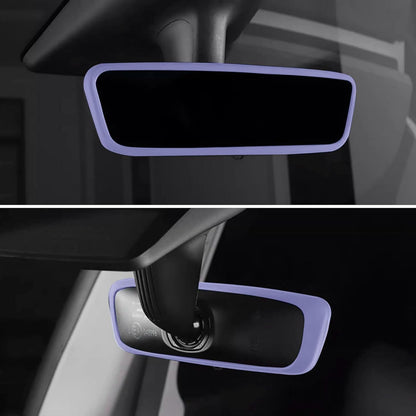 2PCS Screen Rear view Mirror Protector Trim Frame For Tesla Model 3 Y