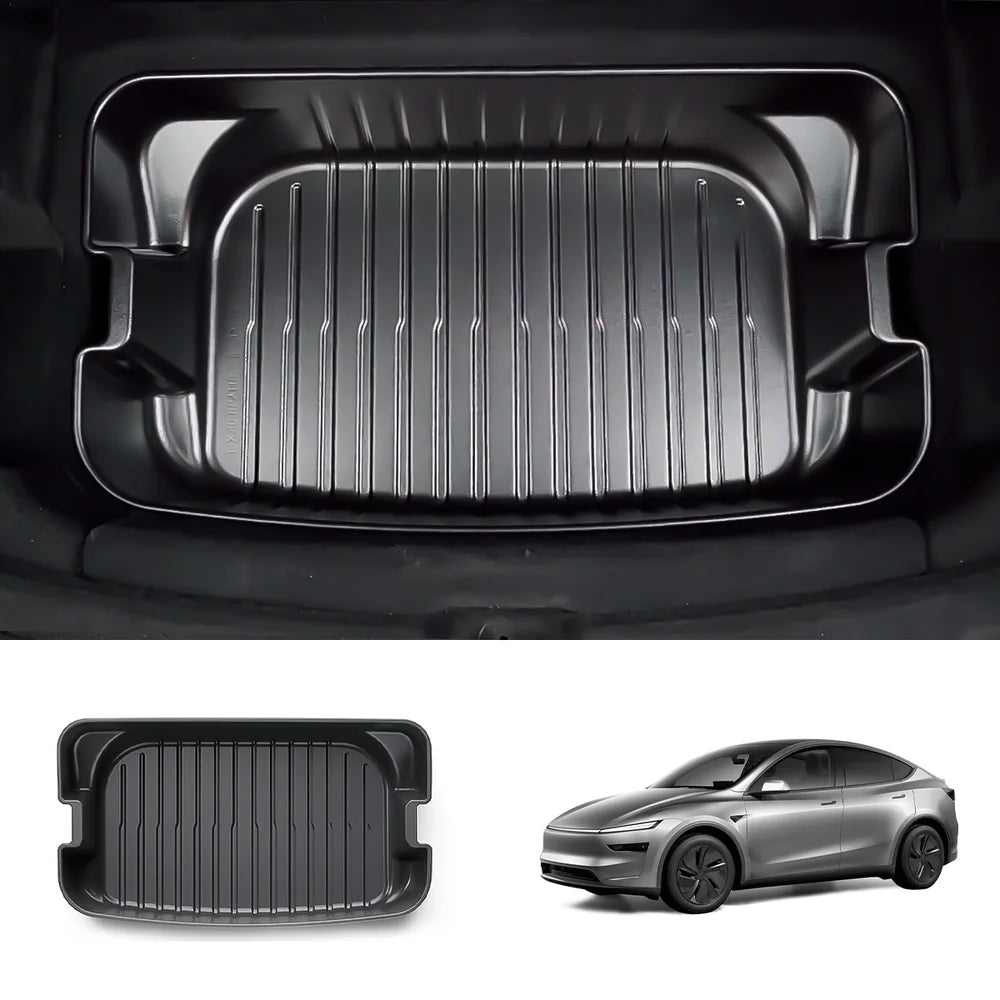 Front & Rear Trunk Shelf Storage Boxes for Tesla Model Y Juniper 2025+ Rear Trunk Storage