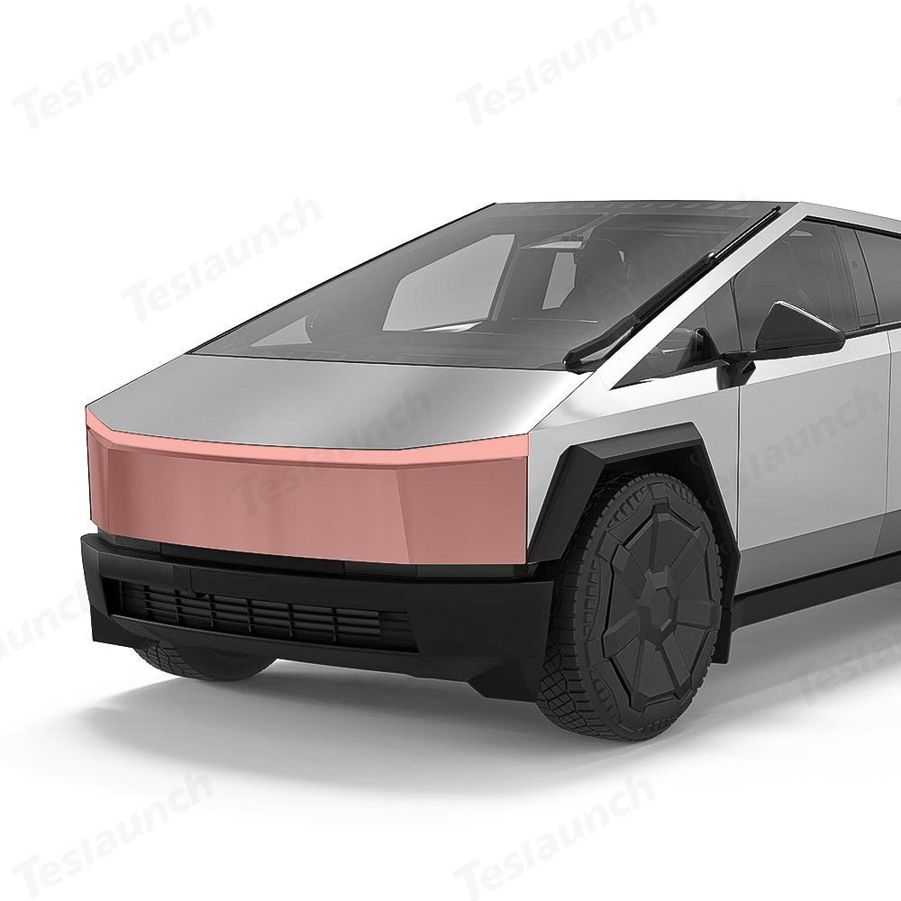 Glossy TPU Invisible Full Car Paint Protection Film-PPF for Cybertruck Front Bumper