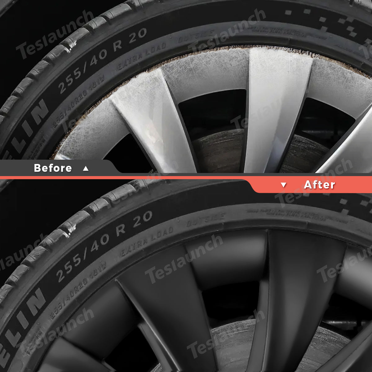 Helix 2.0 Style Wheel Hubcaps (Set of 4) for Tesla 2025+ Model Y Juniper 20'' Helix 2.0 Wheels