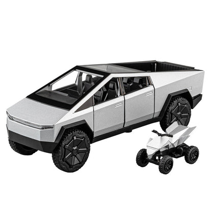 Cybertruck 1/32 Pickup Truck Alloy Car Model Silver