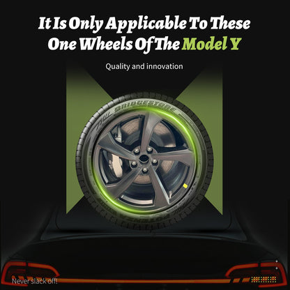 Design for Tesla Model Y Juniper 2025 2026 Wheel Cover Protect Rim 19'' Turbine Hubcaps