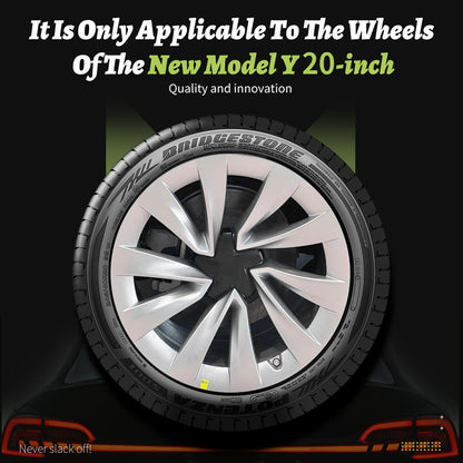 20"Durable ABS Hub Rim Protector Ring For Tesla Model Y Juniper
