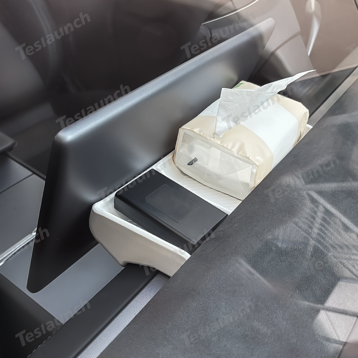 Silicone Dashboard Storage Box for Tesla Model Y Juniper 2025+