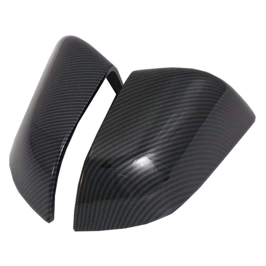 ABS Black Carbon Fiber Mirrors Cap For Model 3 (Carbon Fiber Pattern ABS) (1 pair) (2017-2024)