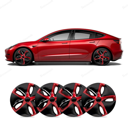 Model 3 18'' Aero Wheels Cover Hubcaps Replacement 4PCS for Tesla (2017-2023)