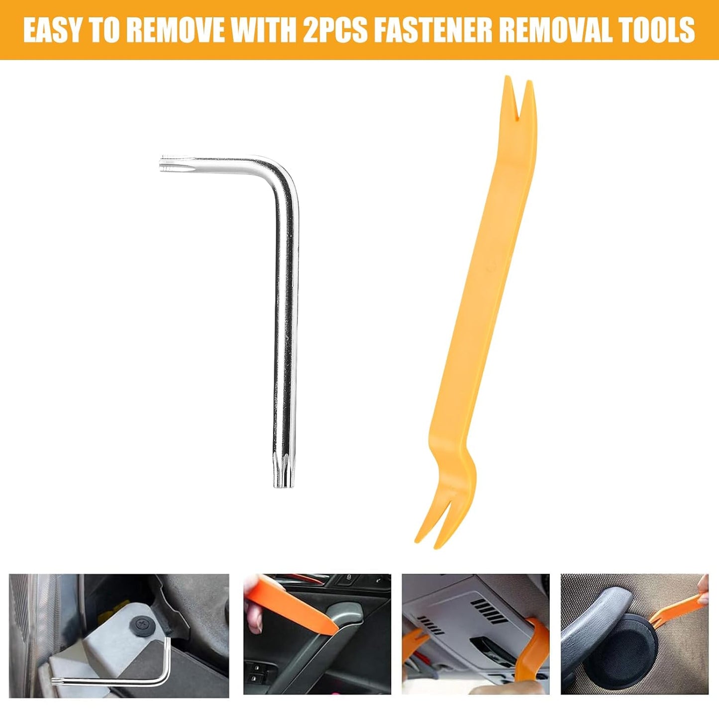 300PCS Tesla Fasteners Clips Nuts Plastic Rivets Kit for Tesla Model 3/Y/X/S