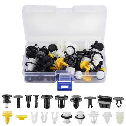 300PCS Tesla Fasteners Clips Nuts Plastic Rivets Kit for Tesla Model 3/Y/X/S 62Pcs Clips