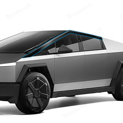 Pillar Delete Wrap for Cybertruck Glossy Black