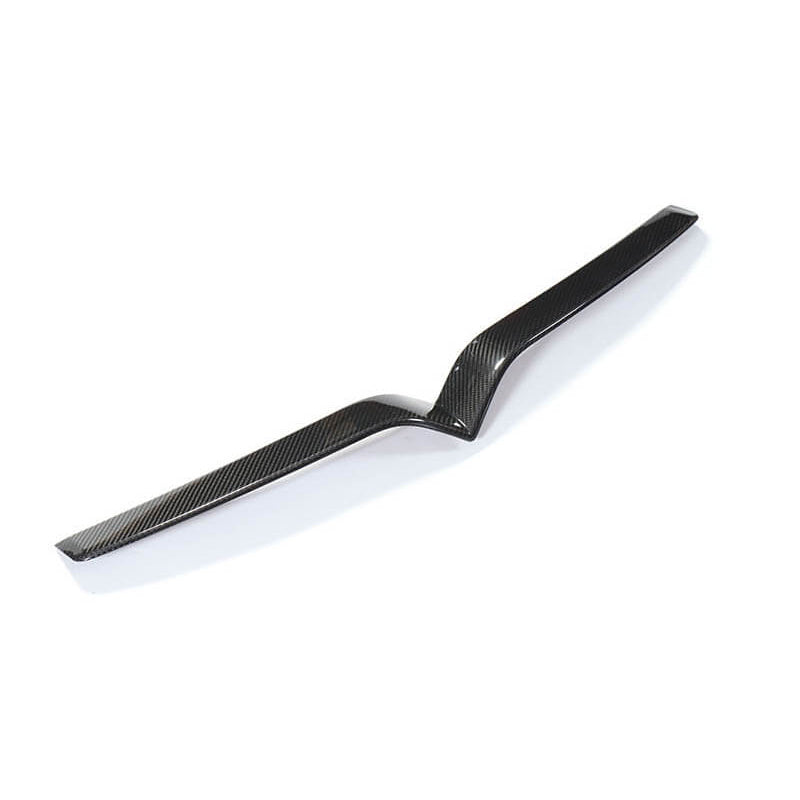 [Real Carbon Fiber] Front Center Grille Trim Strip For Model S 2016-2025 2021-2025 Model S Glossy