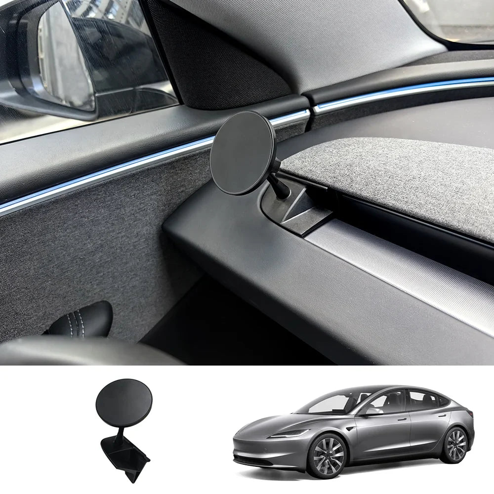 360° Adjustable Magnetic Phone Mount for Tesla Model Y Juniper 2025+ / Model 3 Highland 2024+ Fixed Base Model 3 Highland 2024+