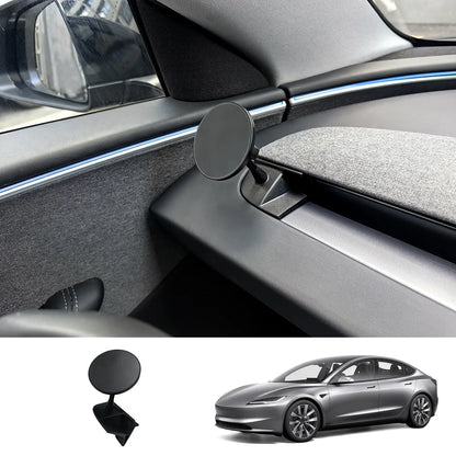 360° Adjustable Magnetic Phone Mount for Tesla Model Y Juniper 2025+ / Model 3 Highland 2024+ Fixed Base Model 3 Highland 2024+