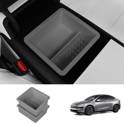Armrest Organizer Tray for Tesla Model Y Juniper 2025+ Grey