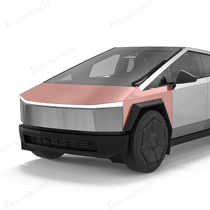 Glossy TPU Invisible Full Car Paint Protection Film-PPF for Cybertruck Hood + Front Fender