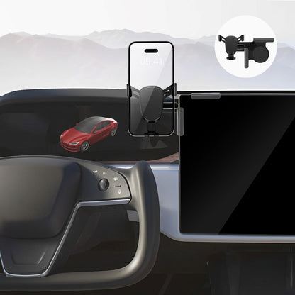 Model S/X MagSafe Solar Phone Holder For Tesla(2021-2023) Three-arm Stand