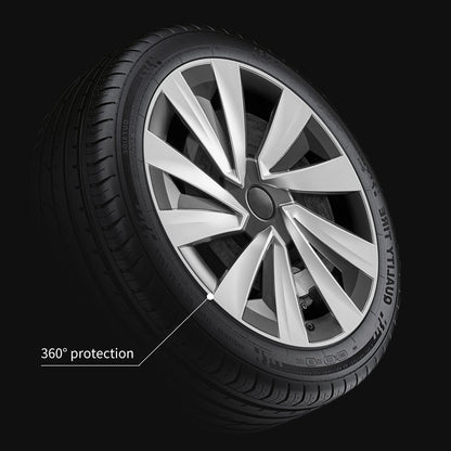 Design for Tesla Model Y Juniper 2025 2026 Wheel Cover Protect Rim 19'' Turbine Hubcaps