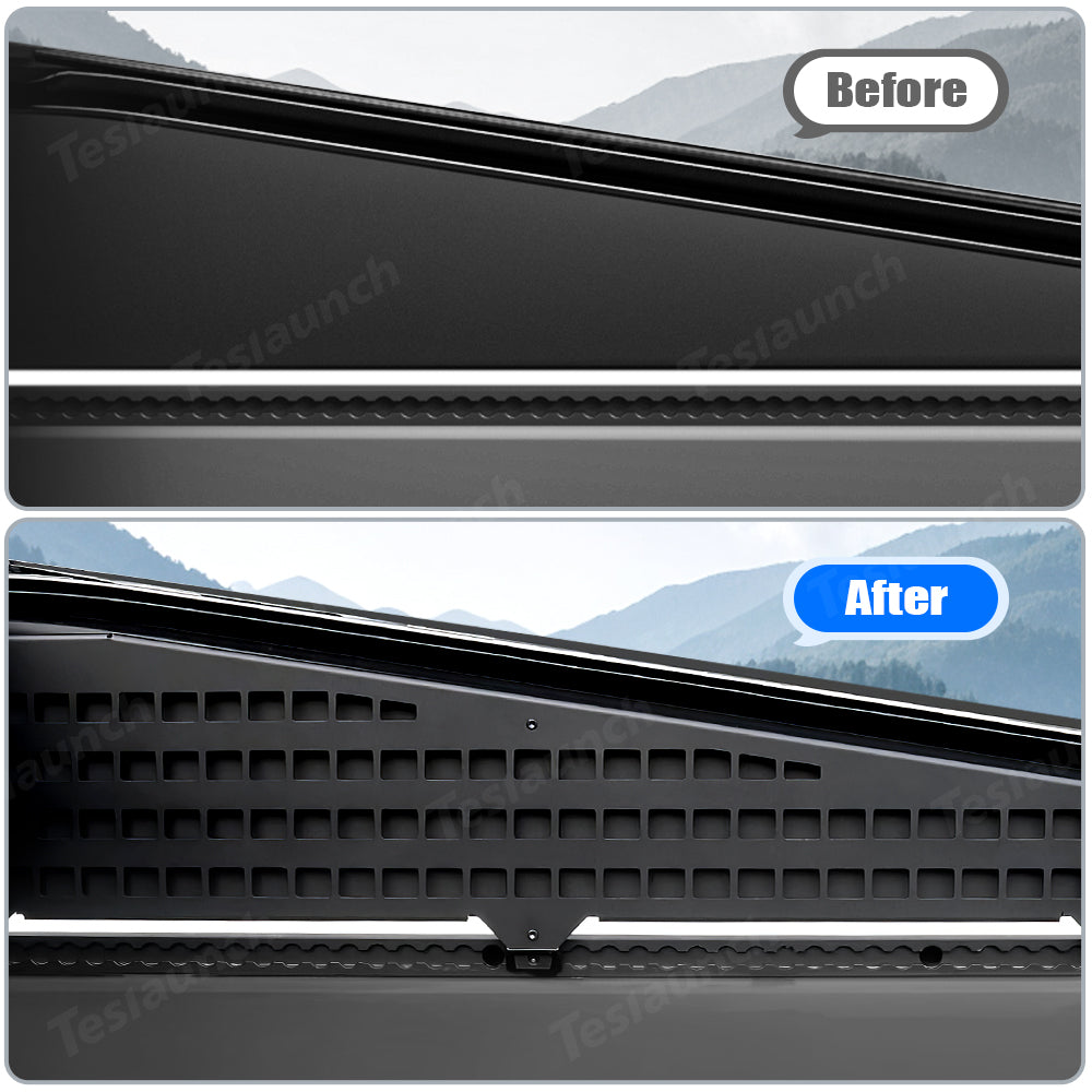 Truck Bed L-Track Molle Panels for Tesla Cybertruck