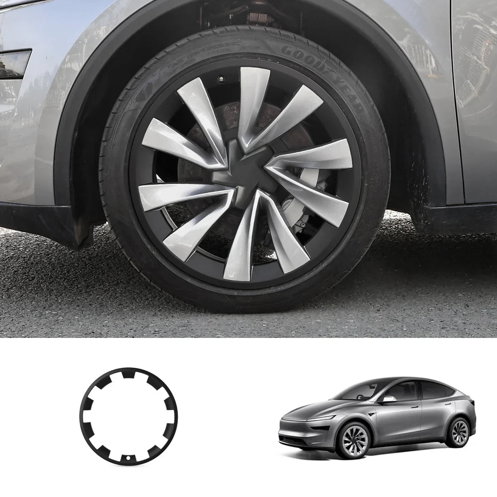 Replacement Rim Protector for Tesla Model Y Juniper 20" Helix 2.0 Wheels (1 or 2 PCS) Matte Black 1 PC