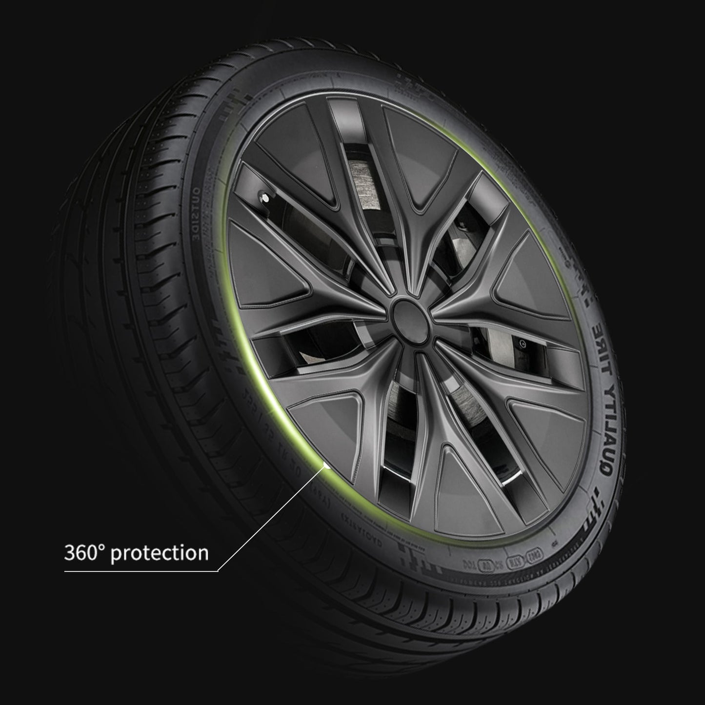 19 Inch Arachnid Wheel Cover Hub Caps For Tesla Model Y 2020-2024