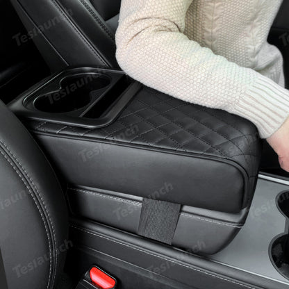 Center Console Armrest Heightening Cushion – Comfortable Support for Tesla Model 3/Y/S/X/CT