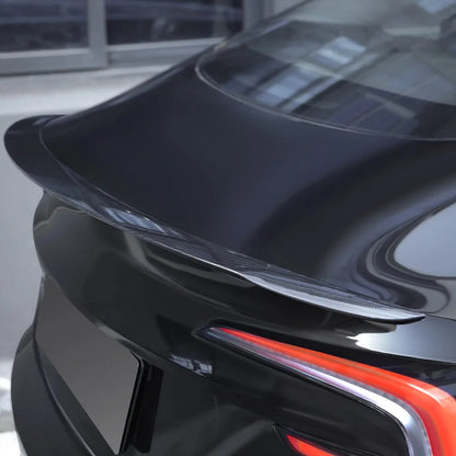 [Real Carbon Fiber] Rear Spoiler for Tesla Model 3/Y/S/X Model 3 Highland 2024 Glossy Carbon Fiber