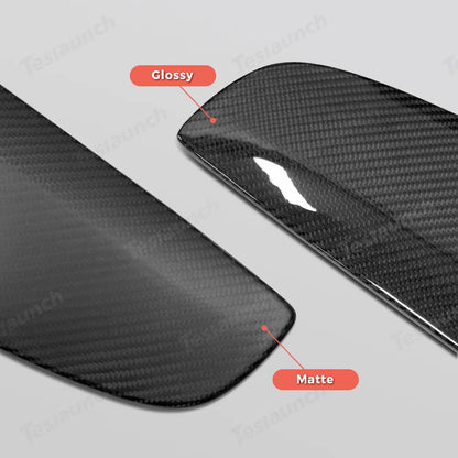 [Real Carbon Fiber] Dashboard Vent Trim for Tesla Model Y Juniper 2025+