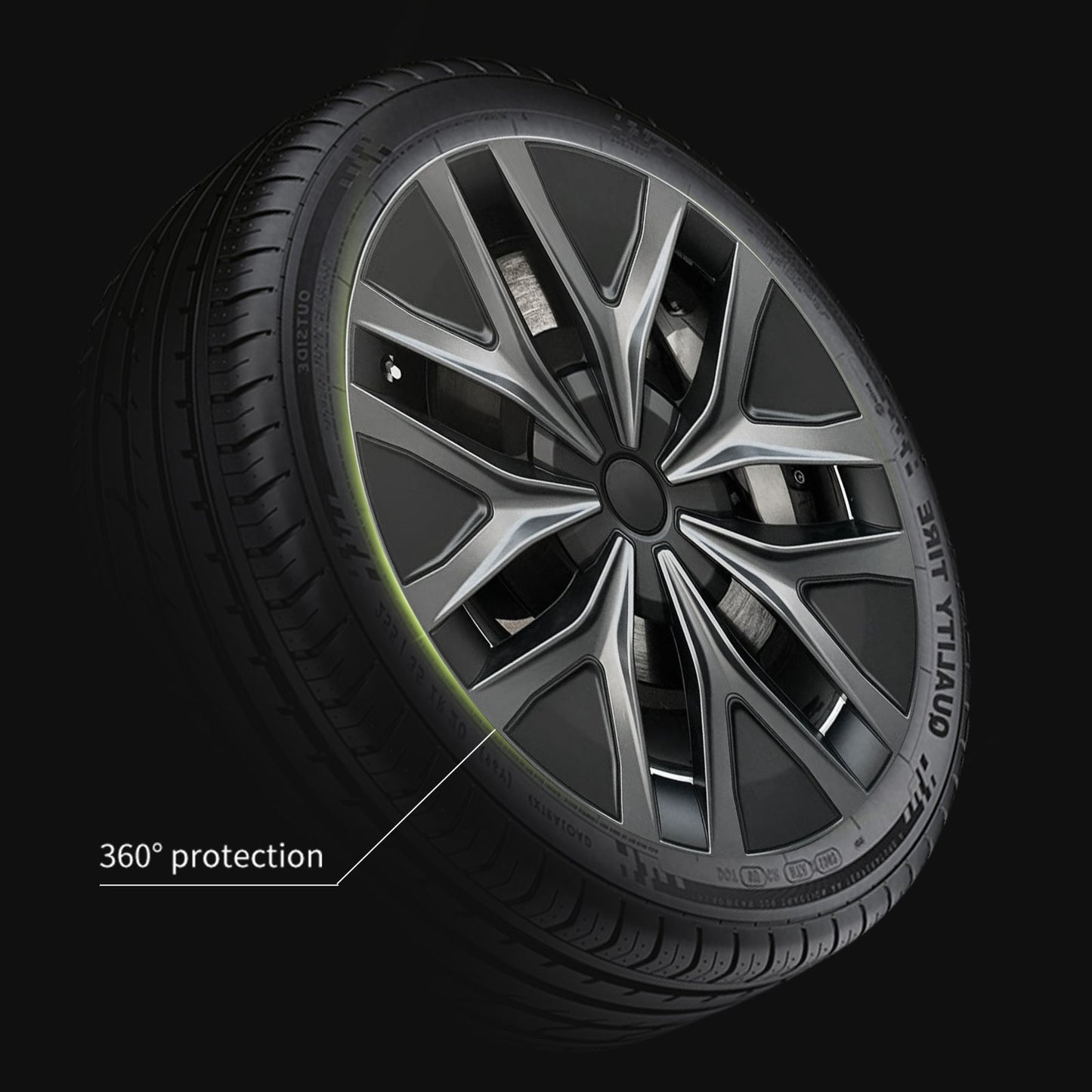 Tesla Model Y 19" Arachnid Wheel Cover Hubcaps – 2020-2024 Directional