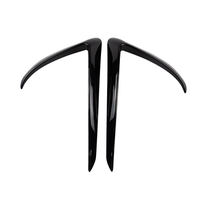Model 3 Fog Light Cover Canards/Eyelids (1 Pair) (2017-2023) Glossy Black