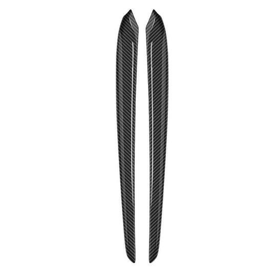 [Real Carbon Fiber] Door Trim Cover For Tesla Model 3, Front Door Trim Panel Caps (2 Pcs)