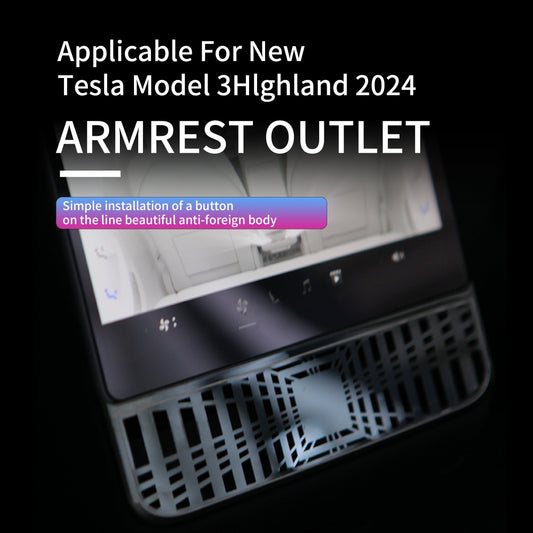 2024 Model 3 Highland Door Speaker Protective Cover Rear Exhaust Air Vent Protective Cover