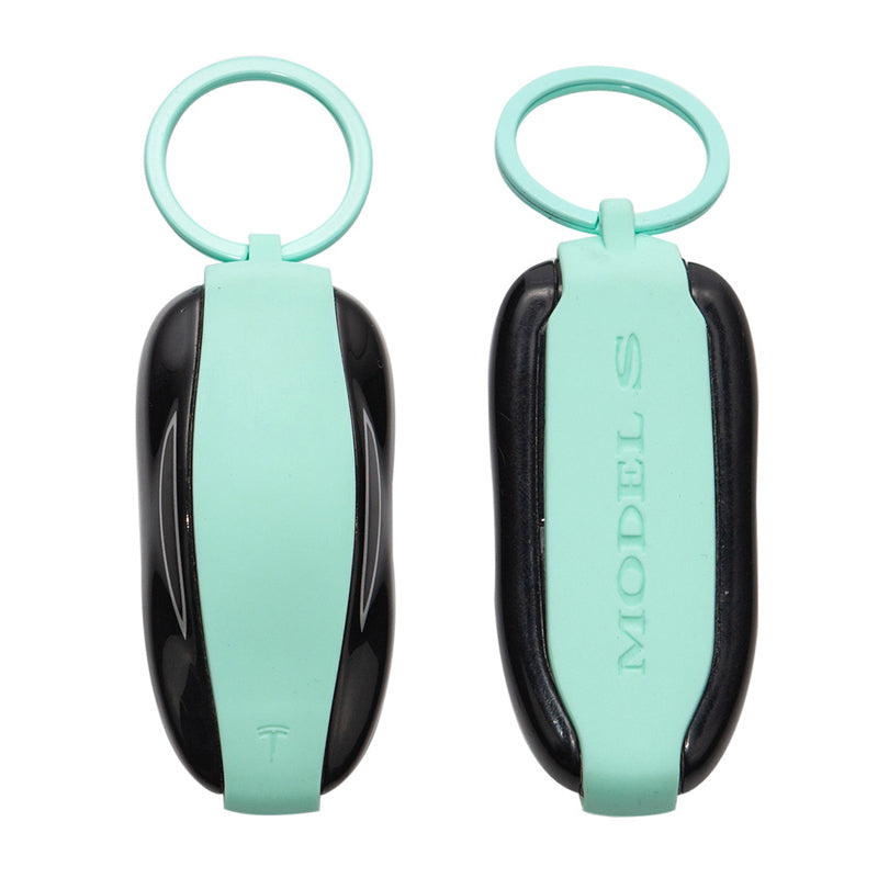 Silicone Key Protector for Tesla Model 3/Y/S/X Keys - Key Fob Holder Model S Blue