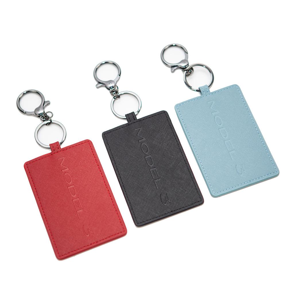 Model 3/Y Leather Key Card Holder for Tesla(2017-2025)