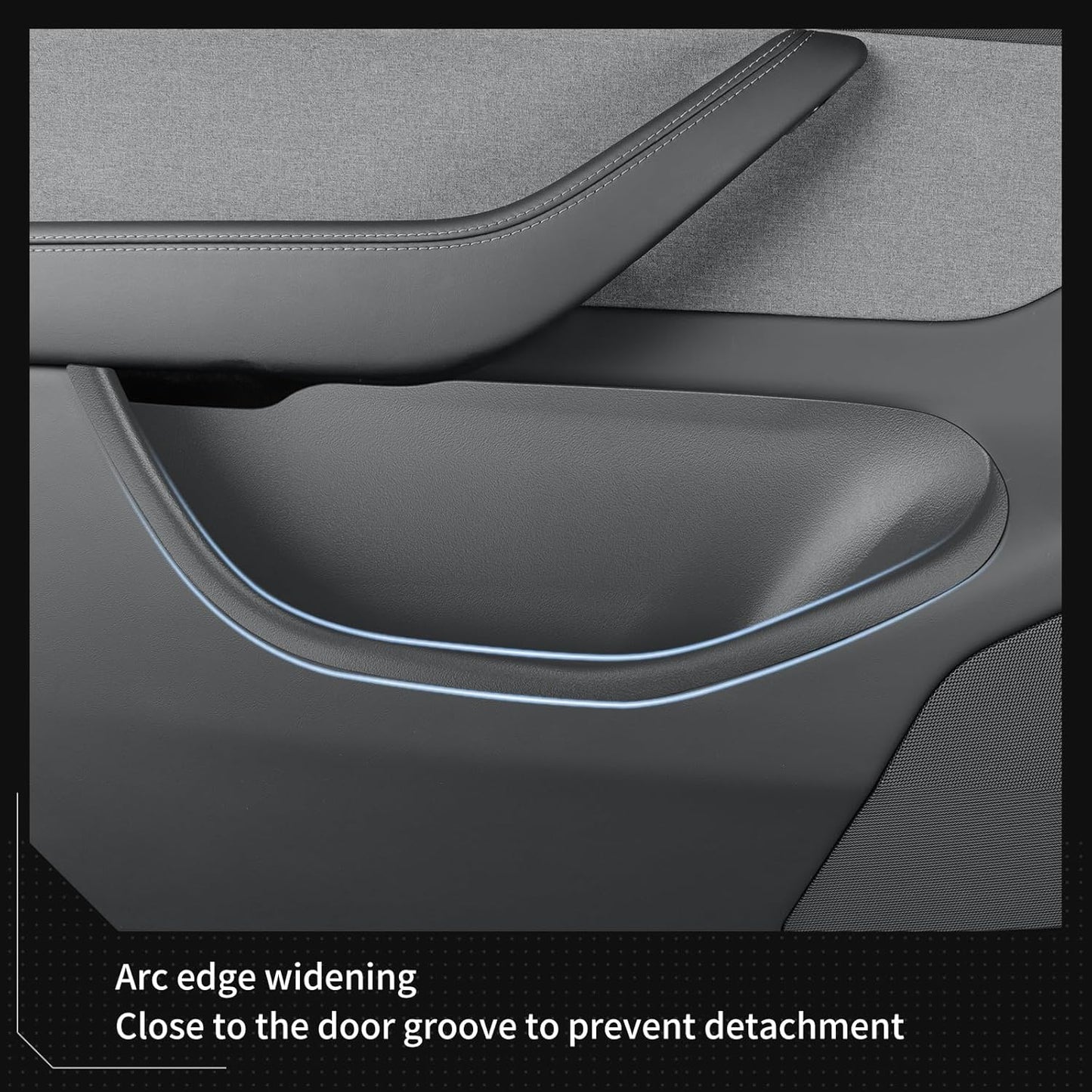 Waterproof TPE Door Organizer Bin for Tesla Model 3 Highland Y Juniper