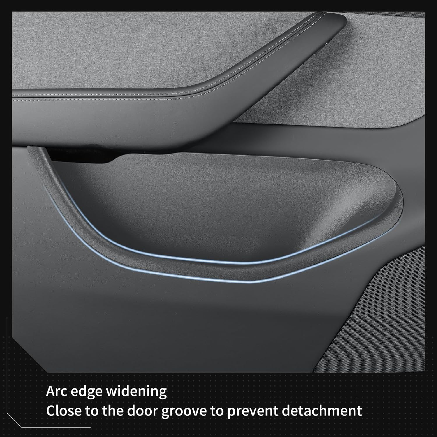 Waterproof TPE Door Organizer Bin for Tesla Model 3 Highland Y Juniper