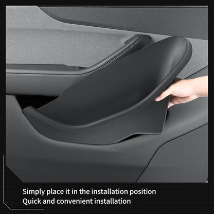 Waterproof TPE Door Organizer Bin for Tesla Model 3 Highland Y Juniper