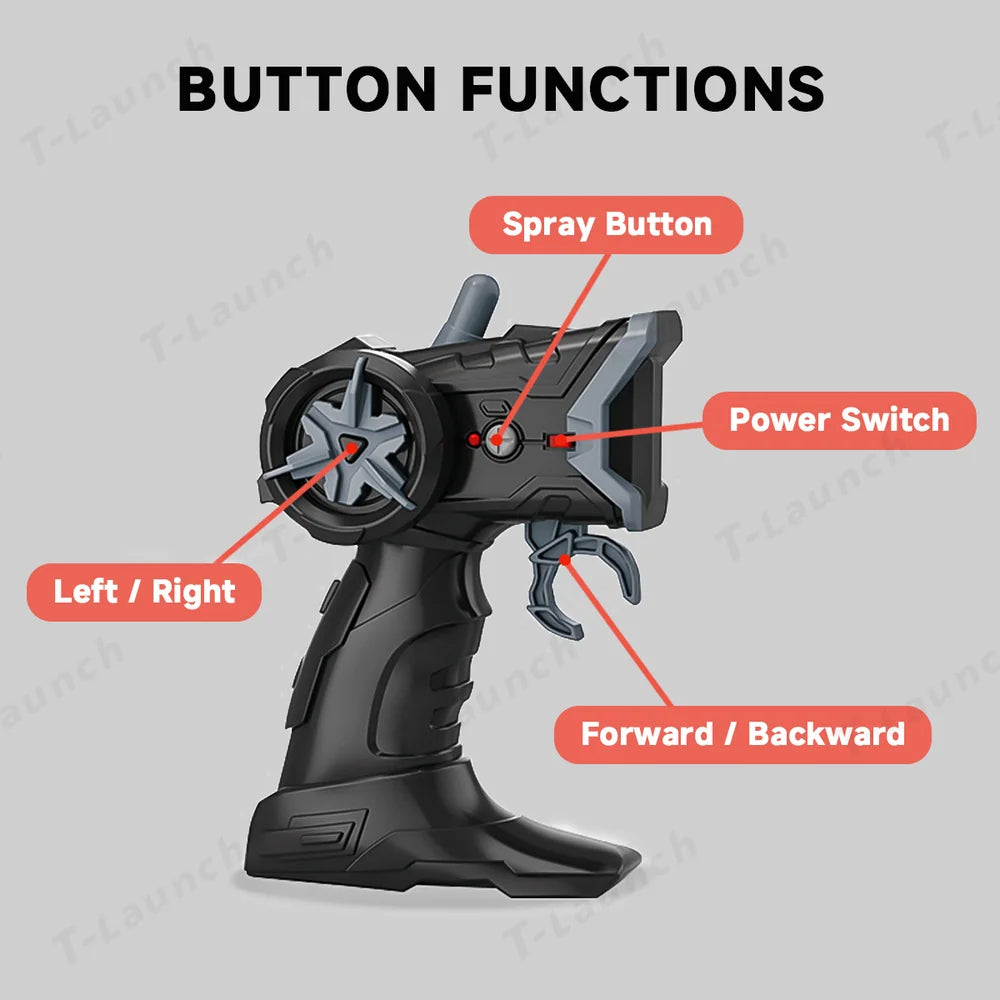 1:20 Scale Cybertruck-Inspired Amphibious RC Toy Car — 4WD Off-Road All-Terrain Truck