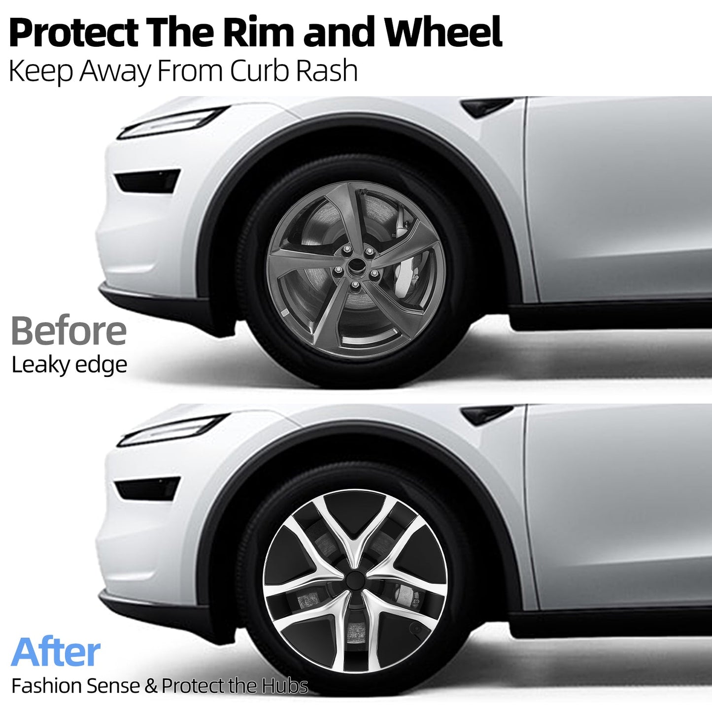 19 Inch Silver Arachnid Wheel Cover Hubcap For Tesla Model Y Juniper