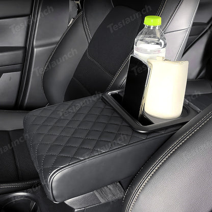 Center Console Armrest Heightening Cushion – Comfortable Support for Tesla Model 3/Y/S/X/CT