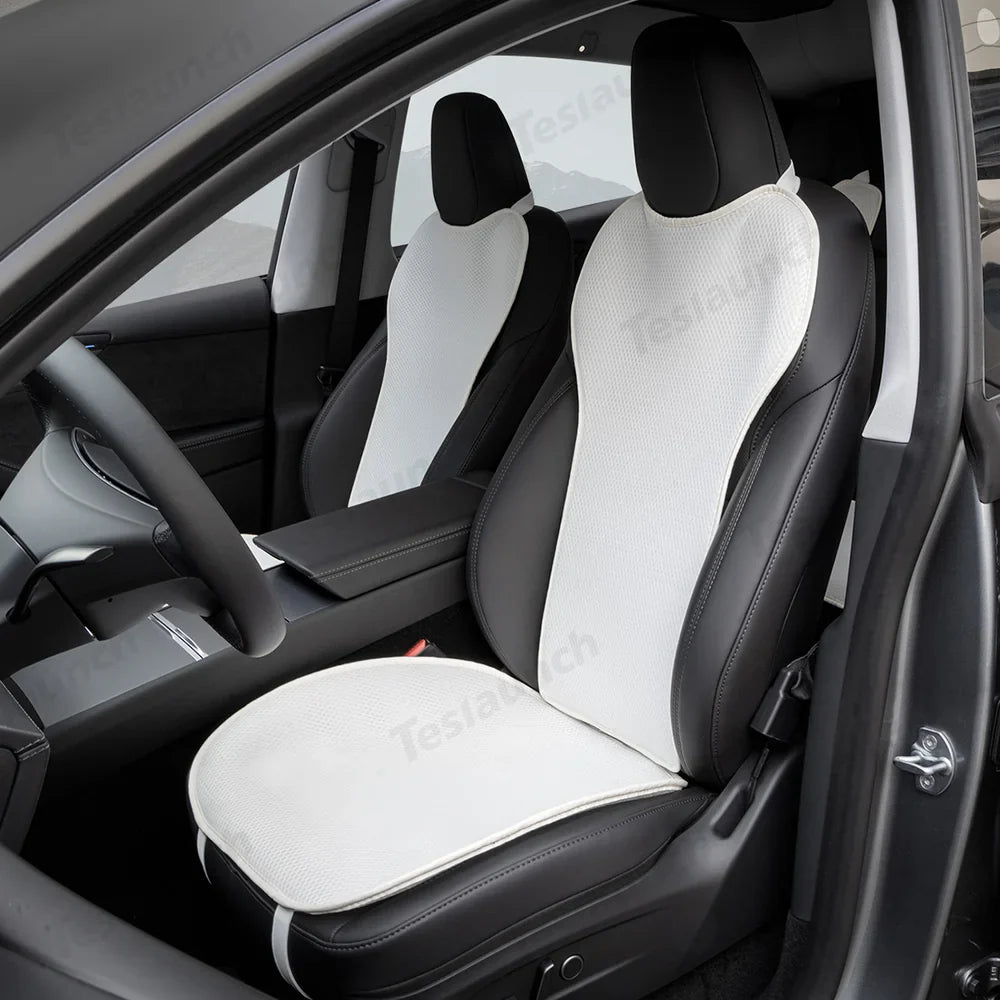 Ice Silk Breathable Air Mesh Seat Cushion for Tesla Model Y Juniper 2025+