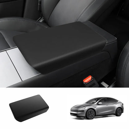 ABS Center Console Armrest Cover for Tesla Model Y Juniper 2025+ Matte Black