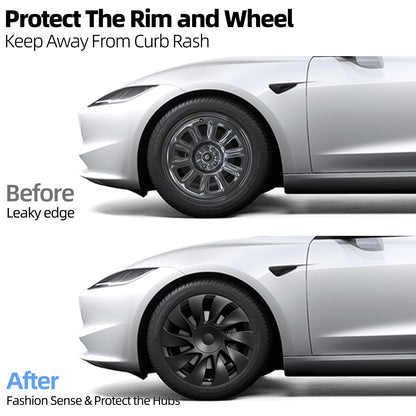 18" Cyclone Wheel Covers For Tesla Model 3