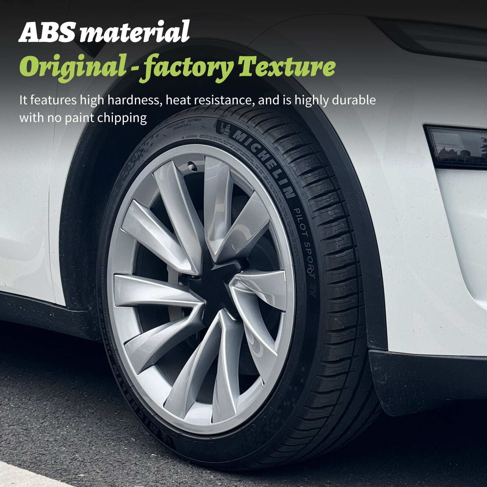 20"Durable ABS Hub Rim Protector Ring For Tesla Model Y Juniper