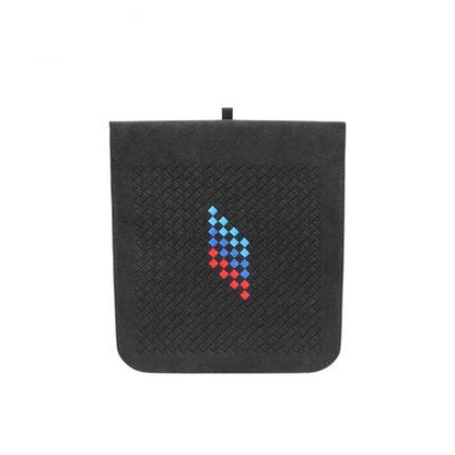 Model 3/Y/S/X Car Trash Can In-Car Garbage Bag Rear Storage Bag Three Color Lable