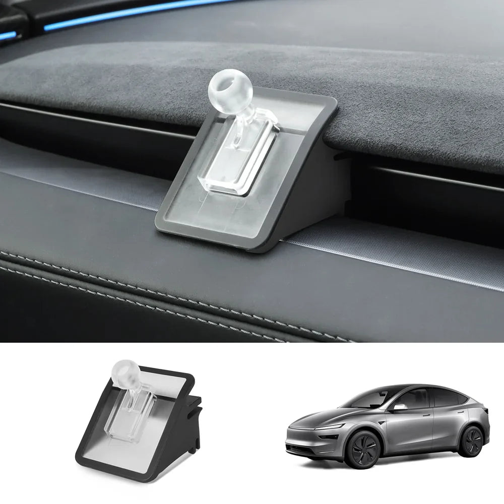 Dashboard Phone Holder with Solar Auto Clamp for Tesla Model Y Juniper 2025+ Only Base