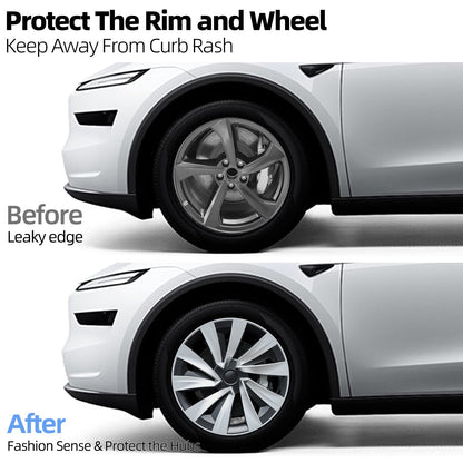 19 Inch Turbine Style Wheel Hubcaps for Tesla Model Y Juniper