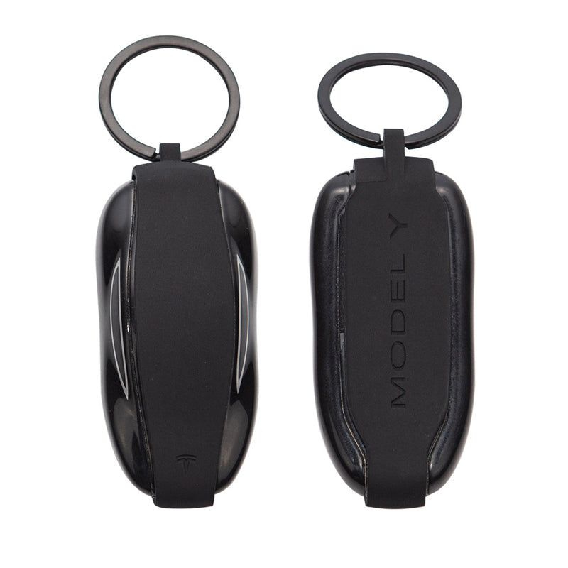 Silicone Key Protector for Tesla Model 3/Y/S/X Keys - Key Fob Holder Model Y Black
